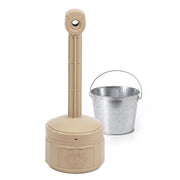 Justrite Adobe Beige / 1 Gallon / Smokers Cease Smoking Receptacles