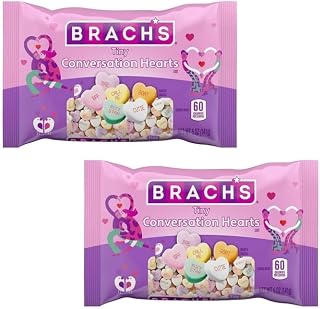 Brach's Tiny Conversation Hearts - 5 oz Bags - Pack of 2 - Classic Valentine's Day Candy That Generations Have Loved