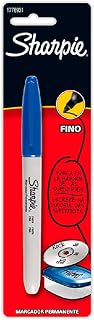 Sharpie Fine Point Permanent Markers, Blue, 1 Count