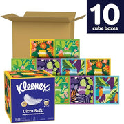 Kleenex White / 80 Count (Pack of 10) / 1 Paper & Plastic