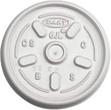 Dart White Vented Plastic Lid, 6JL (1,000 Count)