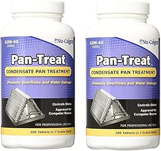 Nu-Calgon 4296-60 Pan-Treat Scum Tablets 2 JARS of 200