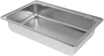 HUBERT Chafer Chafing Dish Water Pan Full Size Stainless Steel - 22" L x 14 1/2" W x 4 1/4" H