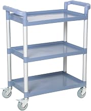 Winco USA 3-Tier Utility Cart, Gray