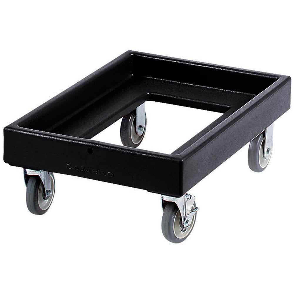 () Plastic Camdolly® - for Catering Equipment by Cambro – 20.17x29.57x10.87, Plastic, Black, Model CD100110