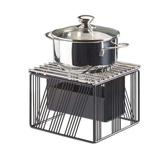 Portland Collection by CAL-MIL – Metal, Black/Silver, Model 4106-13