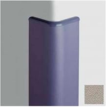 Corner Guard Bullnose 90, 3'' Wings, 4'H W/Caps, Chinchilla
