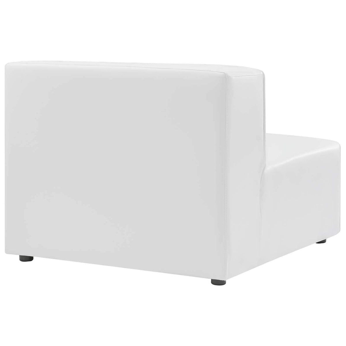 Modway White / Armless Chair / Contemporary Sofas & Couches
