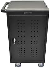 Luxor Mobile Home Office Tablet Charging Station – Black