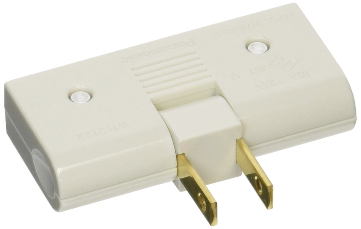 Small Snap Tap (2 Outlets) (White) [1 Piece/10 Pieces] [Genuine Package] by Panasonic – white, Model WH2122WP