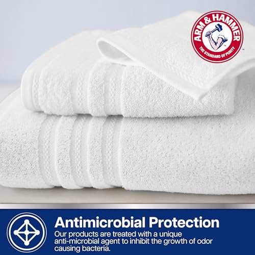 ARM & HAMMER Light Grey / Towel Set (Washcloths, Hand Towels, Bath Towels) / 1 Towel Sets
