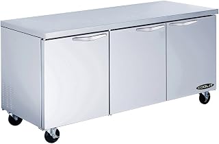 Kool-It KUCF-27-1 27-Inch Single Door Undercounter Freezer, 6.8 Cu. Ft. Capacity