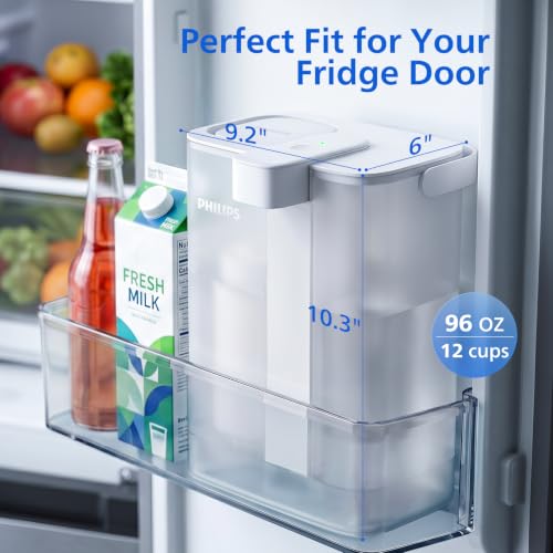 PHILIPS 12-Cup / White / 100.0 ounces Under-Sink & Countertop Filtration