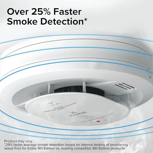 Kidde AA Battery Powered / Smoke & Carbon Monoxide Detector / 5 Inches Combination Smoke & Carbon Monoxide Detectors