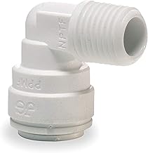 John Guest (PI481222S) Fixed Elbow 3/8" Tube X 1/4" NPT Gray