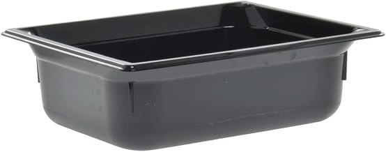Vollrath Black Half Size Super Pan 3 5.9 Qt. Plastic Pan