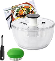 OXO Good Grips Lettuce Salad Spinner with Peeler & Vegetable Brush Set