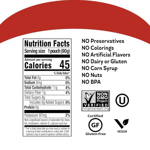 Buddy Fruits Strawberry / 3.2 Ounce (Pack of 18) / 18 Applesauce