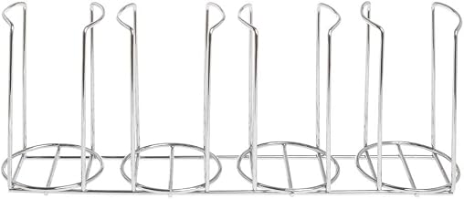 HUBERT Chrome Cup and Lid Holder