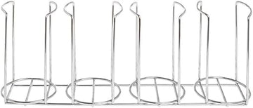 HUBERT Chrome Cup and Lid Holder