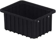LEWISBins ESD-Safe Divider Box, 10-13/16"L x 8-5/16"W x 5" H, Lot of 8