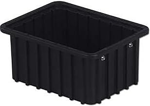 LEWISBins ESD-Safe Divider Box, 10-13/16"L x 8-5/16"W x 5" H, Lot of 8