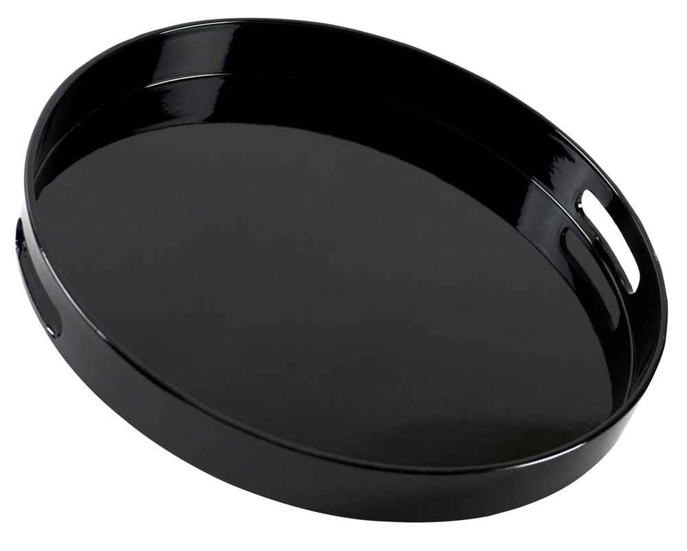 10 Strawberry Street Round / 13.5" / Black Platters