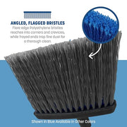 Carlisle FoodService Products 30 Inches (Pack of 3) / כחול / Modern (Pack of 1) Angle Brooms