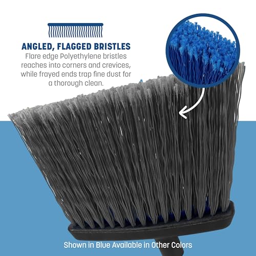 Carlisle FoodService Products 30 Inches (Pack of 12) / Blue / Modern (Pack of 12) Angle Brooms