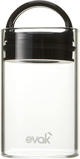 Prepara Evak Classic Airtight Glass Storage Canister, Mini 3.75' x 2.3'