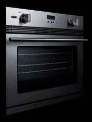 Summit 30" Single Gas Wall Oven by Summit Appliance – 3 cubic feet, 3.0 cubic_feet, Stainless Steel, Model SGWOGD30