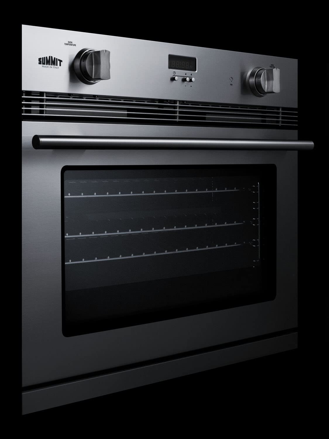 Summit 30" Single Gas Wall Oven by Summit Appliance – 3 cubic feet, 3.0 cubic_feet, Stainless Steel, Model SGWOGD30