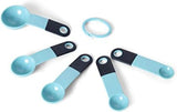Measuring Spoons by KitchenAid – Set Of 5 (Pack of 12), Aqua Sky, Pack of 12, Model KQ057OHAQA