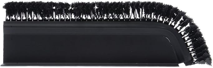 Shelf Divider Case Divider T-Shaped Angled Design Black with Black Parsley - 18" L x 3 1/2 H