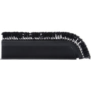 Shelf Divider Case Divider T-Shaped Angled Design Black with Black Parsley - 20" L x 3 1/2 H by HUBERT – Plastic, Black, Model DBC2-18/C1-BLK