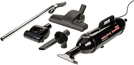 METROVAC ElectraSweep Hand Vacuum - Compact, and Powerful Handheld Cleaning Solution, Durable Steel - Black Finish (ES-109T)