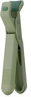 Kuhn Rikon Cool Gripper Handle with Lock, Heat Resistant Silicone Kitchen Tongs for Lifting Hot Dishes, Casseroles, Bakeware and Pizza Pans, Secure Grip, Dishwasher Safe, Sage