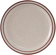 Tuxton China TBS-005 Plate, 5-1/2" Diameter, Round, Narrow Rim, Microwave and Dishwasher Safe, Oven Proof, Fully Vitrified, Ceramic, Bahamas, Pack of 36