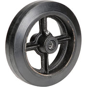 8 X 2 Mold-ON Rubber Wheel by Casters, Wheels & Industrial Handling – 8"L x 2"W x 8"H, Black, Model 748613C