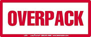 Labelmaster L370 Overpack Label, Standard (Pack of 500) , 6 x 2.5 inch