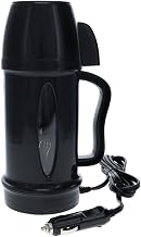 RoadPro 12V 20-Ounce Hot Pot II RP5021 - Electric Coffee Mug Travel Kettle Hot Tea Maker Portable Water Boiler DC 12 Volt Electric Kettle - Black
