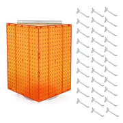 Azar Displays Pegboard + Hooks / Orange / 14 inches Display Racks