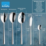 Amefa Metropole / 3.35" H x 9.84" L x 4.5" W / Formal Dinner Knives
