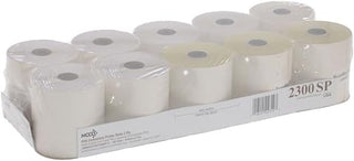 NCCO Register Rolls - POS Kitchen Receipt Paper – 2 Ply Carbonless – 3” x 100’ – (1 Pack of 10 Rolls) – Item 2300SP