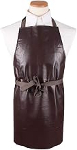 VA Bib Apron, 26" x 28" Long, 0.4 mm Thick, Vinyl, Brown (Case of 24)