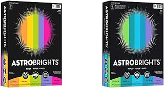 Neenah Astrobrights(R) Bright Color Paper Assortment, 8 1/2in x 11in, 24lb, 500 Sheets per Ream