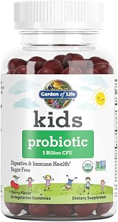 Garden of Life Kids Probiotic Gummies, Cherry Flavor, 30 Gummies