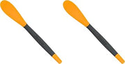Tovolo 2-In-1 Citrus Tool, 2-In-1 Orange Peeler Tool With Non-Slip Handle, Double-Ended Citrus Peeler for Kitchen, Citrus Pith Slicer & Removal Paddle Kitchen Tool Large (Pack of 2)