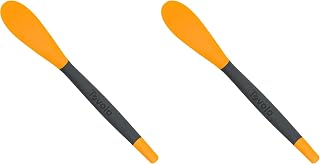Tovolo 2-In-1 Citrus Tool, 2-In-1 Orange Peeler Tool With Non-Slip Handle, Double-Ended Citrus Peeler for Kitchen, Citrus Pith Slicer & Removal Paddle Kitchen Tool Large (Pack of 2)