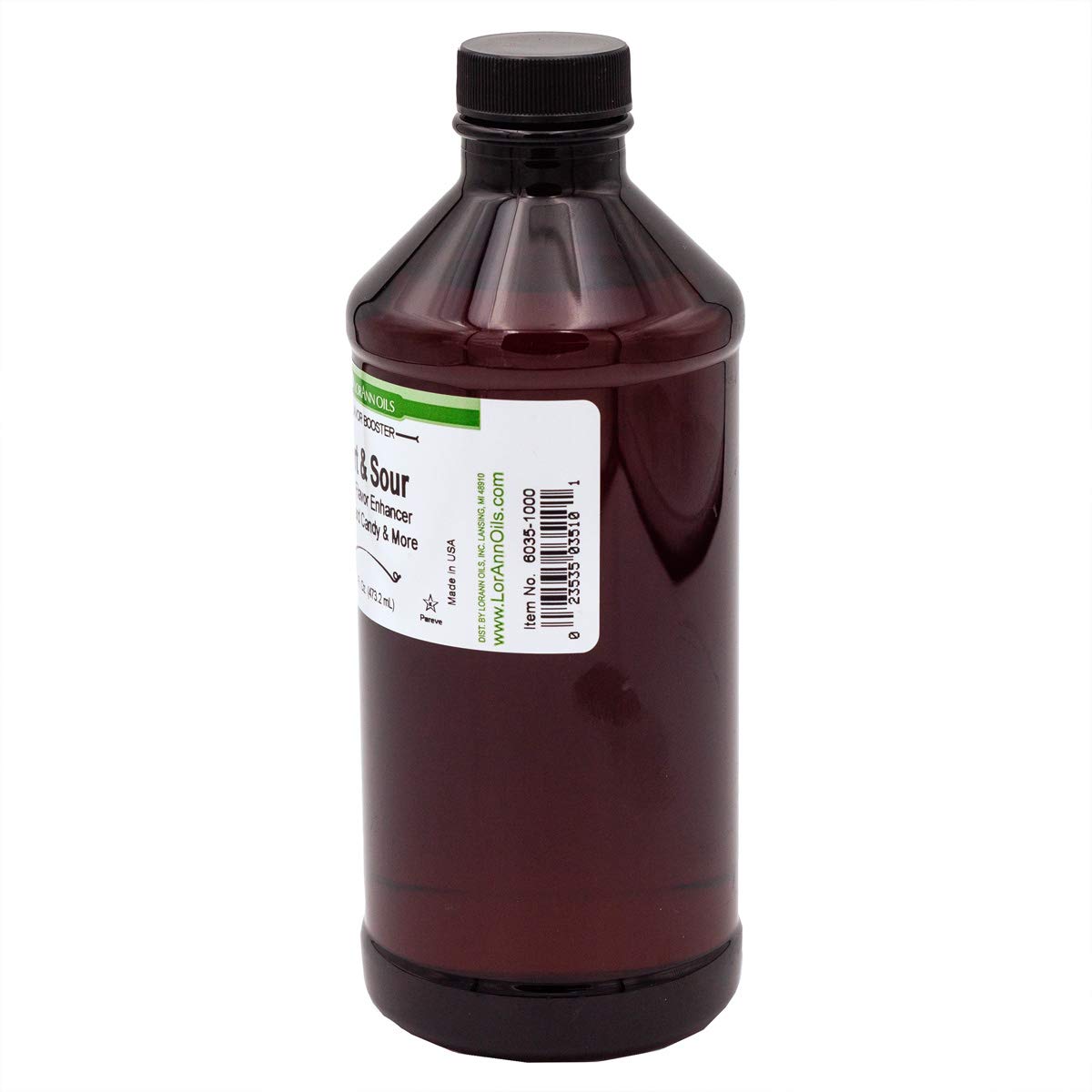 LorAnn Tart and Sour Flavor Enhancer - 16 ounce bottle by LorAnn Oils – 16 Fl Oz (Pack of 1), Clear, Model 6035-1000